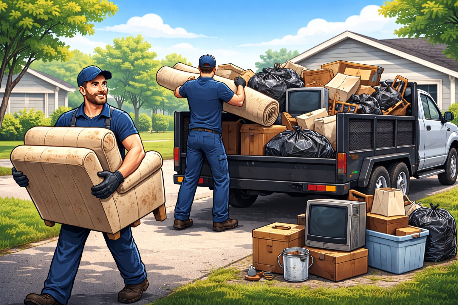 Sparks NoCo junk removal crew Northern Colorado